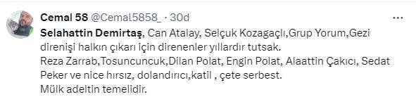 Engin Polat tahliye oldu, sosyal medya inledi! Selahattin Demirtaş ve Osman Kavala trend oldu 5